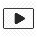 Video Player Streaming App Video Play Button Icon