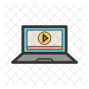 Play Video Laptop Icon