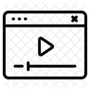 Video Interface Screen Icon