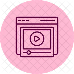 Videoplayer  Symbol