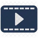 Video Player Play Movie Frame Icon