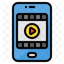 Video Player Smartphone Streaming Icon