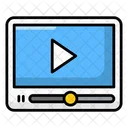 Play Button Video Player Video Streaming Icon