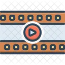 Video Player Broadcast Recorded Icon