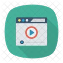 Video Player Browser Icon