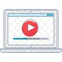 Video Player Online Video Video Streaming Icon