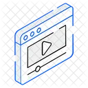 Video Streaming Video Player Media Content Icon