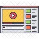 Video Web Page Icon