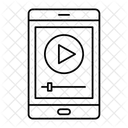 Video Player Mobile Icon