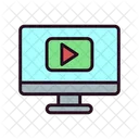 Video Player Online Video Display Icon