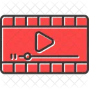 Video Player Film Flowchart Icon