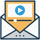 Player Video Envelope Icon