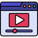Video Player Learning Streaming Icon