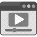 Video Player Learning Streaming Icon