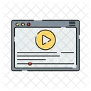 Video Player Video Video Streaming Icon