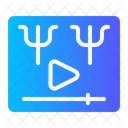 Video Player Adhd Mental Health Icon