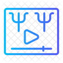 Video Player Adhd Mental Health Icon