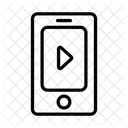 Video Player Phone Icon