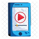 Mobile Video Video Playing Video Streaming Icon