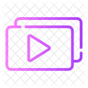 Video Playlist Library Playlist Icon