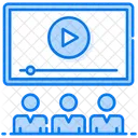 Videoprasentation Videovortrag Business Training Symbol