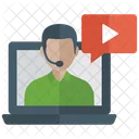 Video Presentation Video Testimonial Video Lecture Icon
