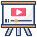 Video Presentation Multimedia Video Animation Icon