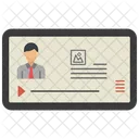 Video Presentation Window Presentation Video Window Icon
