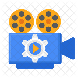 Video Producer Icon - Download in Flat Style
