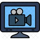 Video Production Camera Monitor Icon