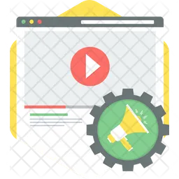 Promoção de vídeo  Ícone