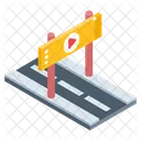 Promocion De Video Marketing De Video Tablero De Anuncios Icon