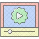 Video Quality Lineal Color Icon Icon