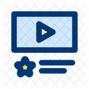 Video rating star  Icon