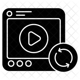 Recarga de vídeo  Icono
