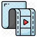 Video Reel Multimedia Icône