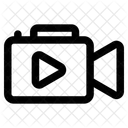 Registrazione Video Riproduzione Fotocamera Icon