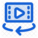 Video Rotation  Icon