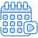 Video schedule  Icon