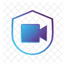 Video Security Shield  Icon