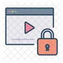 Segurança de vídeo  Ícone