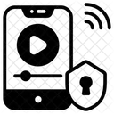 Video Seguridad Video Seguro Video En Linea Icon