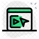 Video Selected Click On Video Online Video Icon