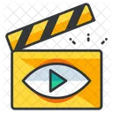 Video Services Clapperboard Icon