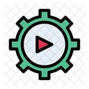 Video Play Setting Icon