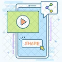 Video Content Video Marketing Online Marketing Icon
