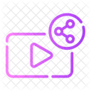 Video Sharing Sharing Video Icon