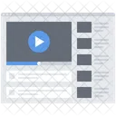 Video Web Page Icon