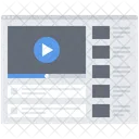Video Web Page Icon