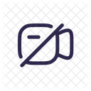 Video Slash Video Prohibited No Video Icon